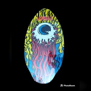 Vintage AIRWALK Widdly Skim Board 37" Brand new and sealed wooden Boogie board